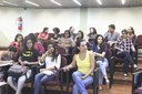 Bolsistas e servidores durante a apresentação dos trabalhos (Diomarcelo Pessanha/Núcleo de Imagens do IFF)