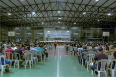 Cerimônia de formatura de estudantes de cursos técnicos (Amanda/Ascom). 