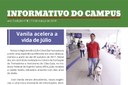 Informativo do Campus traz matéria sobre benefício de cão-guia na vida de servidor