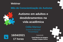 Arte com a data da webinar, o dia 17 de abril de 2021, às 17 horas, com transmissão pelo canal do Núcleo de Imagens do IFF no Youtube. 