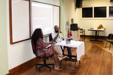 Os debatedores da noite (Fotos: Divulgação)