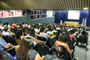 A recepção aos estudantes realizada na tarde de segunda-feira, 24 de setembro.