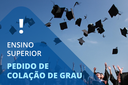 Estudantes dos Cursos de Graduação podem solicitar a participação na cerimônia até 5 de agosto. O evento acontecerá em 31 de agosto.
Arte: Raphaella Cordeiro