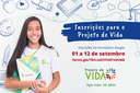 Inscrições abertas para oficinas do Projeto de Vida