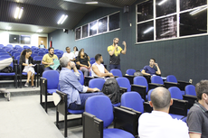 Professores debatem o tema da inclusão (Foto: Vitor Carletti)