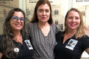 As professoras Simone Vasconcelos, Rosana Rodrigues e Aline Vasconcelos (Foto: Reprodução do Instagram do Meninas Digitais).  