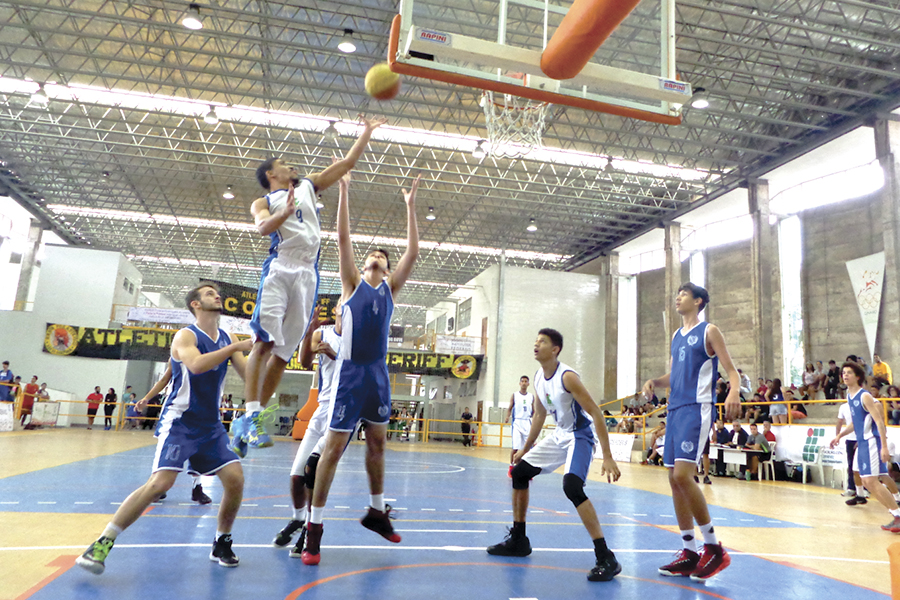 Sábado com rodada dos jogos semifinais nas modalidades basquete e handebol