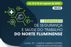 O evento acontecerá nos dias 14,15 e 16 no IFF Campos Centro.Arte: Divulgação