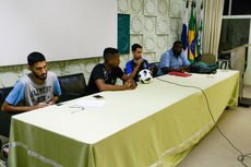 Organizadores discutem detalhes do campeonato (Fotos: Rakenny Braga/Comunicação Social)