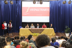 O professor Jonvian Lisboa representou a direção do campus (Fotos: Rakenny Braga)