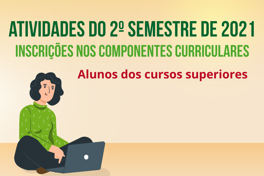 Arte com orientações para alunos de cursos do ensino superior