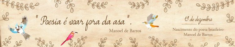 Banner Manoel de Barros