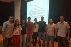 Fundadores da Lignum com gestores do campus Campos Guarus