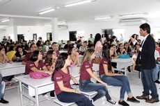 Reitor Jefferson Manhães disse que o novo espaço é um direito dos estudantes (Fotos: Danusa Picanço)