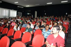 Estudantes, gestores e comunidade externa participaram do evento.