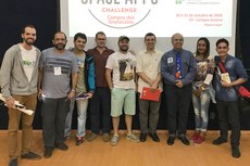 Participantes da competição NASA Space Apps no Campus Guarus