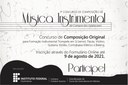  INSCRIÇÕES ABERTAS PARA O 1º CONCURSO DE COMPOSIÇÃO DE MÚSICA INSTRUMENTAL