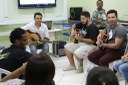 Participantes da oficina "Educamusicando".