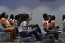 Alunos da rede municipal de Itaperuna participam de aula na Tecnoteca, sobre o Sistema Solar