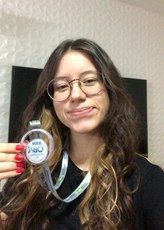 Aluna do 3º ano de Química, Mariah Zanon conquistou a medalha de prata em 2021