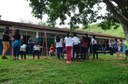 Alunos do IFFluminense Itaperuna fizeram a entrega dos presentes a alunos da Escola Sesmaria