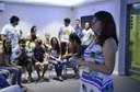 Lançamento de revistas eletrônicas de alunos A professora Andressa Peres, responsável pela atividade com as turmas