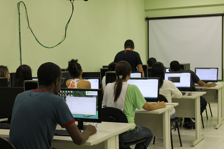 Sala de aula do curso de Sistemas de Informação