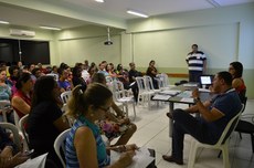 Reunião de pais e responsáveis realizada em 2015, no campus Itaperuna