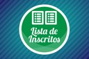 Lista de inscritos para o Conselho de Campus