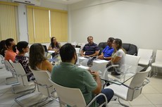 As equipes do IFF Itaperuna e da Secretaria de Educação se reuniram para tratar do projeto