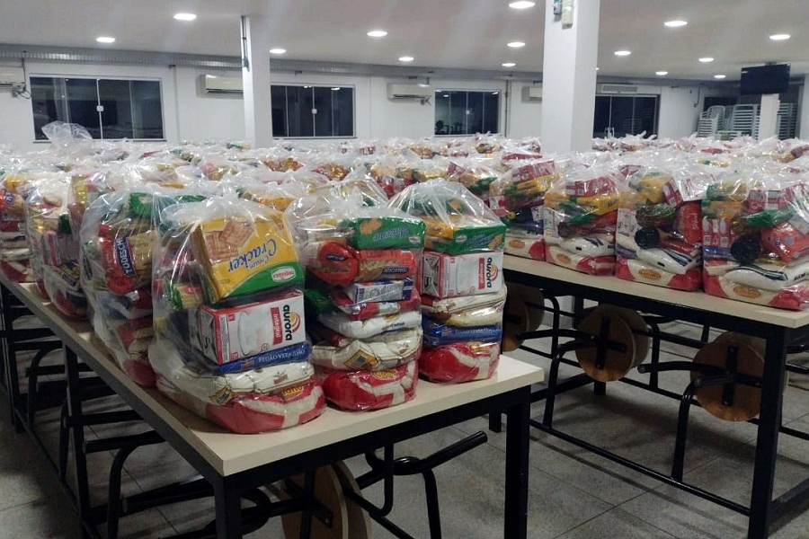 Kit de alimentos para alunos do IFF Itaperuna