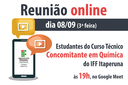 Reunião online IFF Itaperuna