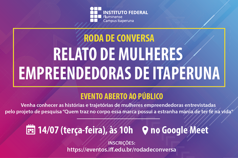 Roda de conversa no IFF Itaperuna