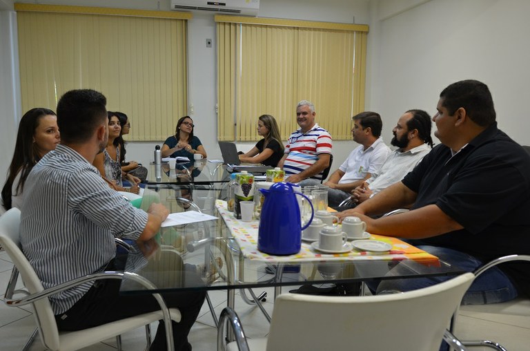 Reunião com os professores da área de Química