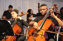 Apresentação da Orquestra Retocando, durante a cerimônia de encerramento da V Semana Acadêmica do IFFluminense Itaperuna