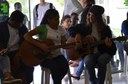 A atividade aconteceu no hall do Bloco B, com alunos dos cursos técnicos e de nível superior