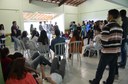 A atividade aconteceu no hall do Bloco B, com alunos dos cursos técnicos e de nível superior