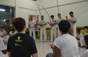 Grupo de capoeira se apresenta no evento