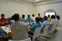 Conselheiros e coordenadores de cursos do Campus Itaperuna em reunião do Conselho