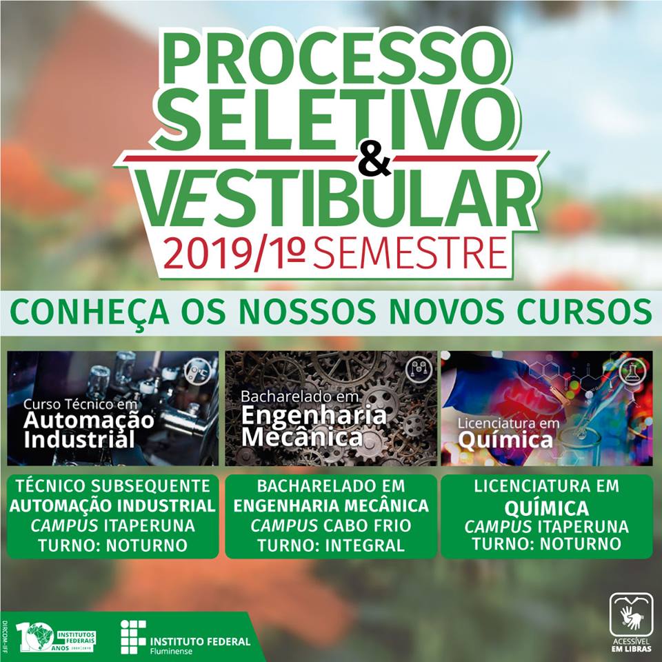 Novos cursos