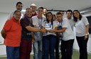 Entrega da premiação das equipes campeãs do 1º Torneio de Lançamento de Foguetes, da 2ª Corrida de Carrinhos de Ratoeira e do 3º Concurso de Pontes Treliçadas de Palito, realizados dentro da 2ª Semana da Mecânica do IFF Itaperuna, durante a Semana Acadêmica.