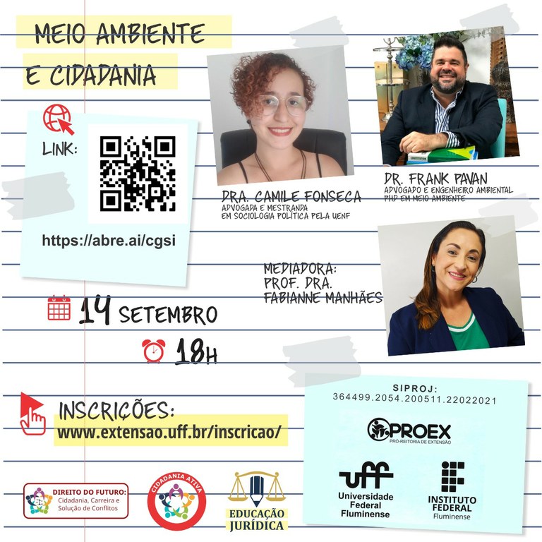 Encontro de Educação Jurídica no Ensino Médio Integrado 14.09.21