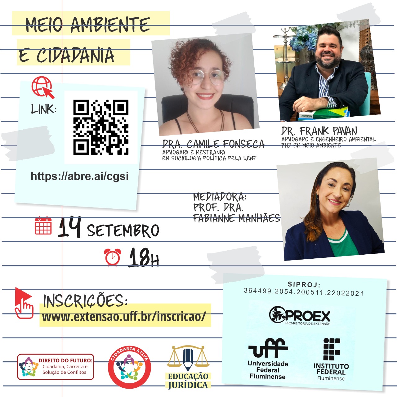 Encontro de Educação Jurídica no Ensino Médio Integrado 14.09.21