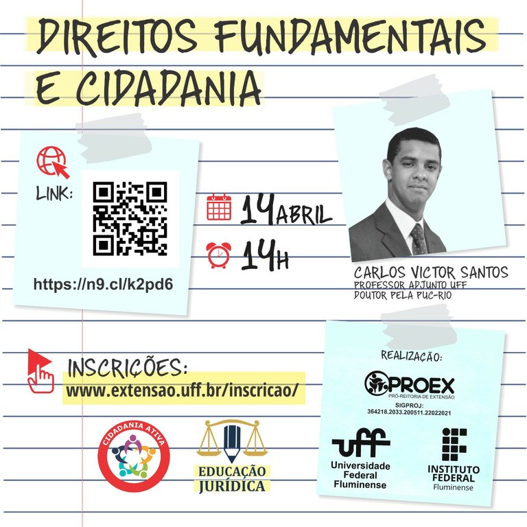 Segundo Encontro de Educação Jurídica no Ensino Médio Integrado na EPT