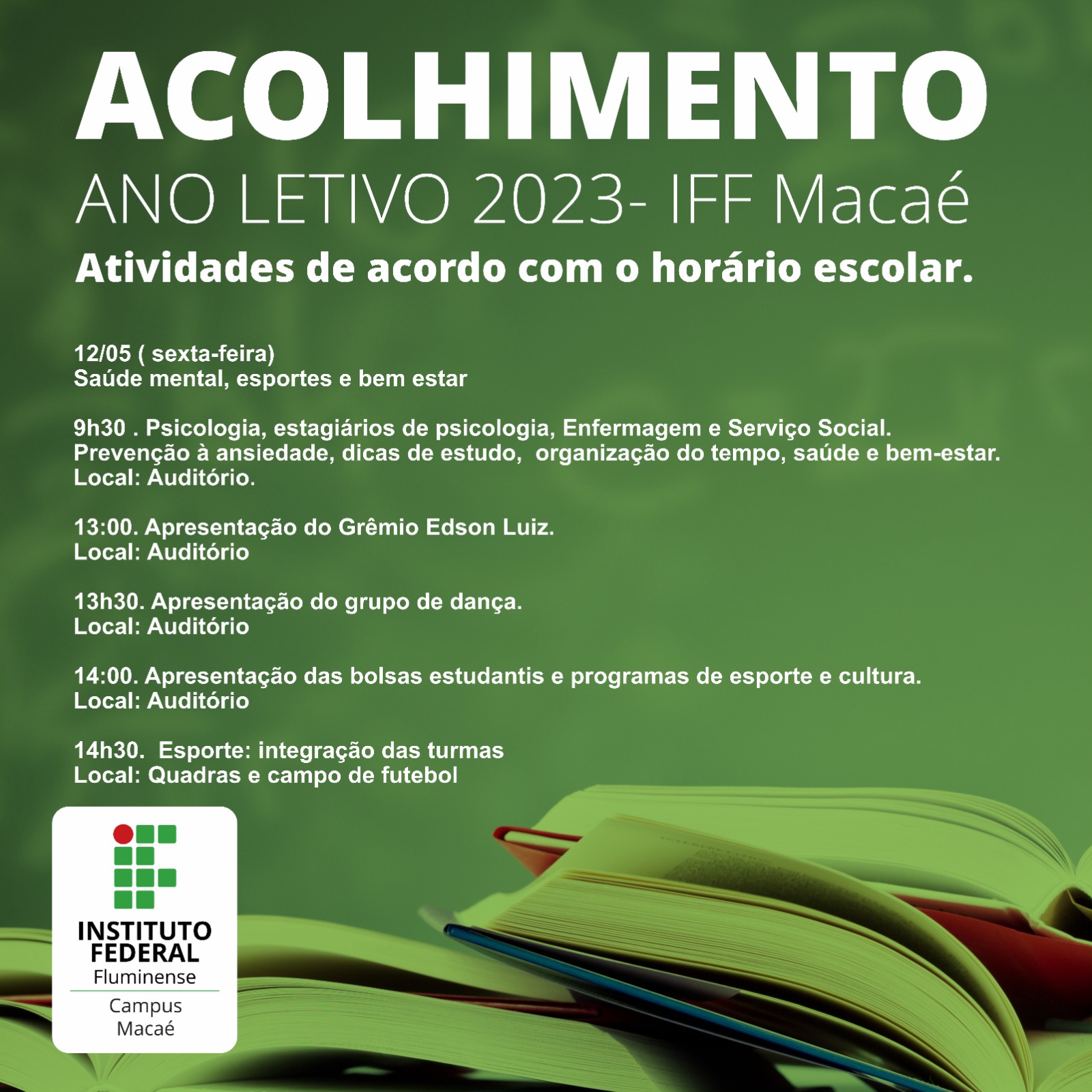 Acolhimento 2023.1 - sexta-feira