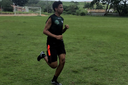 Preparação para a competição na modalidade atletismo.