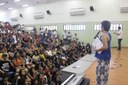 Pedagoga Sandra Dias explica a importância do envolvimento dos pais na vida escolar. (Tiago Quintes)