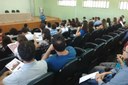 Leitura da Carta de Vitória no auditório do Campus Macaé.