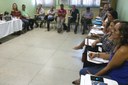 Pró-reitores e diretores em reunião no Campus Macaé. (Divulgação)