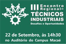 Evento é uma parceria do Sintec-RJ com o Instituto Federal Fluminense.